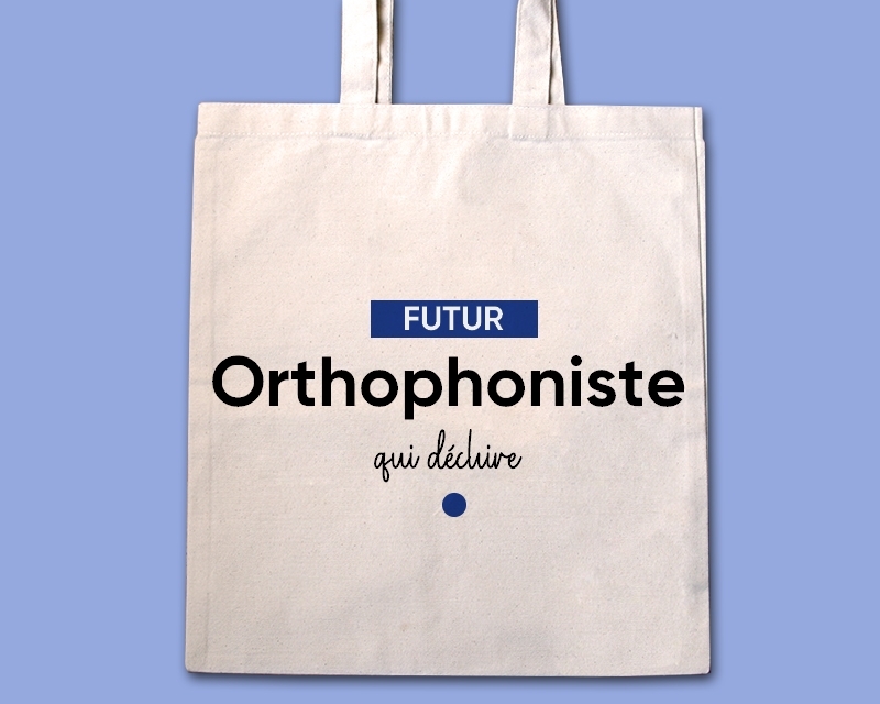 Tote bag personnalisable - Futur orthophoniste