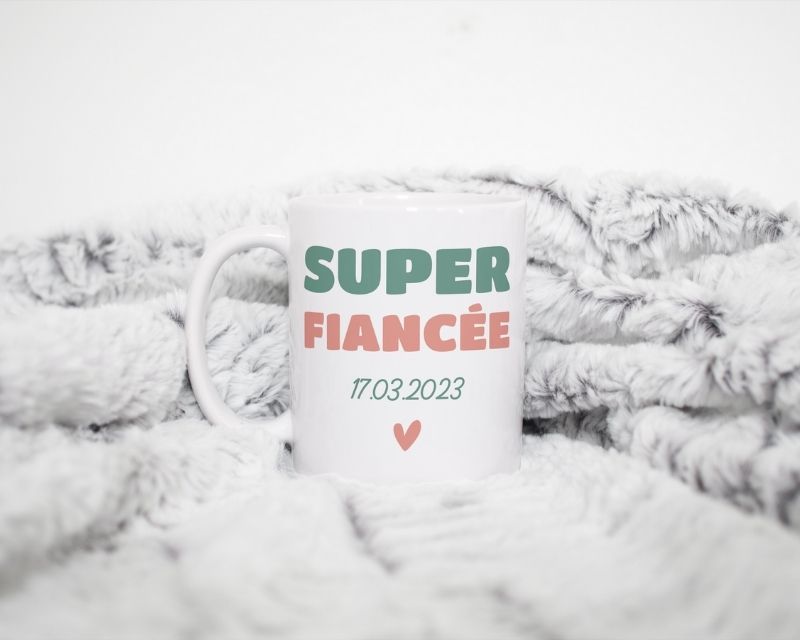 Mug personnalisé - Super Fiancée