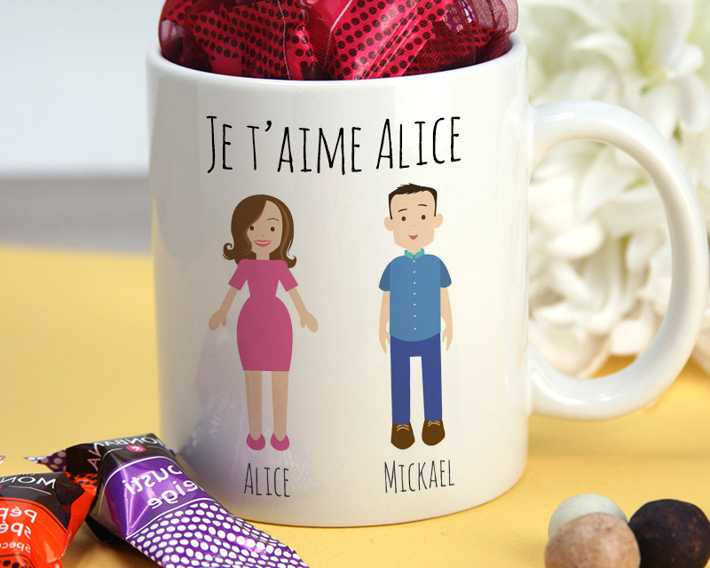 Mug Family Circus et ses chocolats Monbana