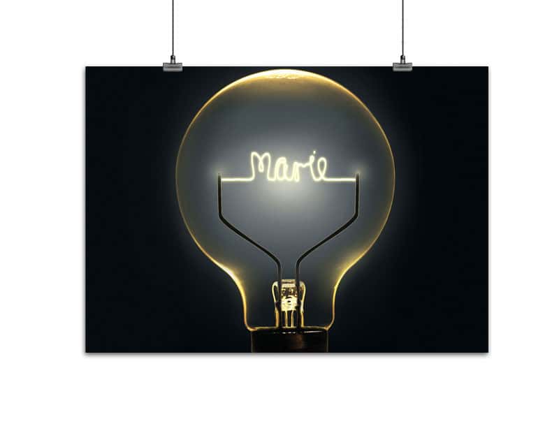 Affiche Ampoule