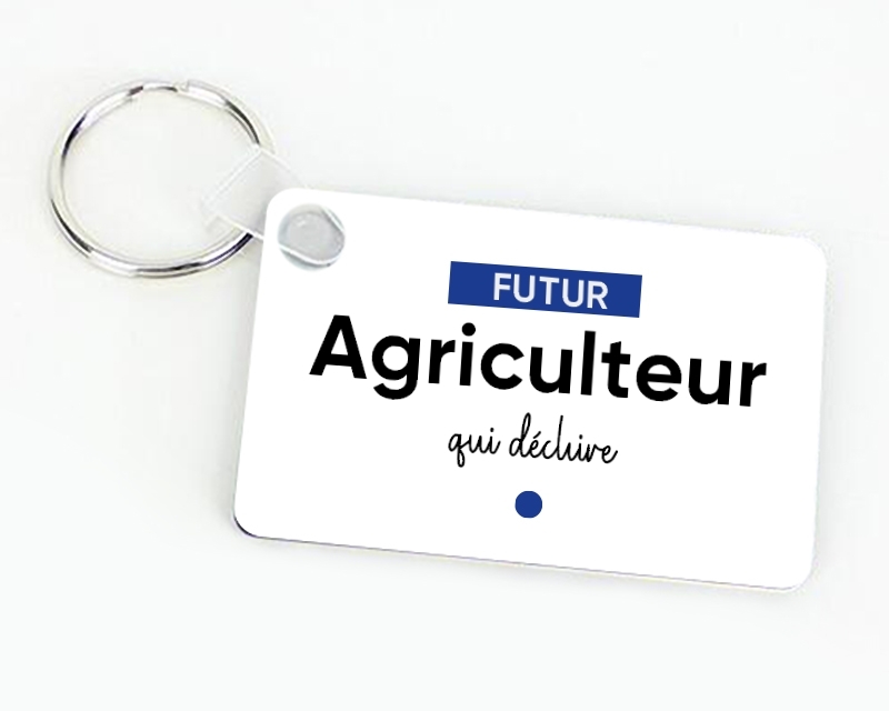 Porte-clés personnalisé - Futur agriculteur
