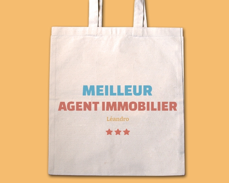 Tote bag personnalisable - Meilleur Agent immobilier
