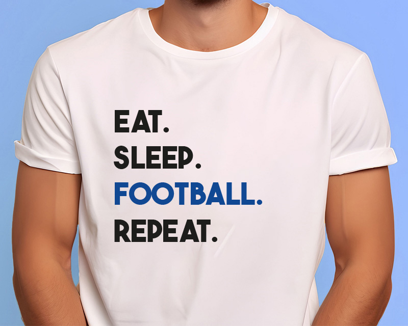 T-shirt homme personnalisé - Message Football