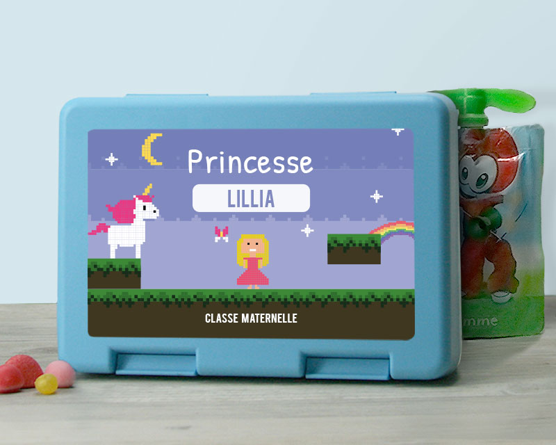 Boîte goûter personnalisée fille
