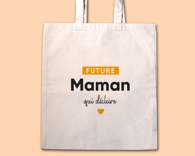 Tote bag personnalisable - Future maman