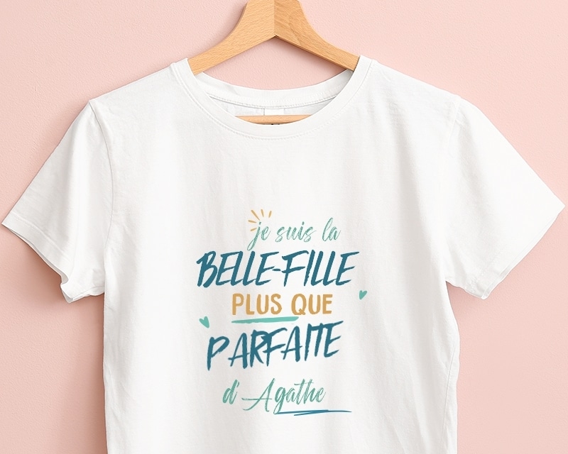 T-Shirt femme personnalisé : Belle-Fille la plus...