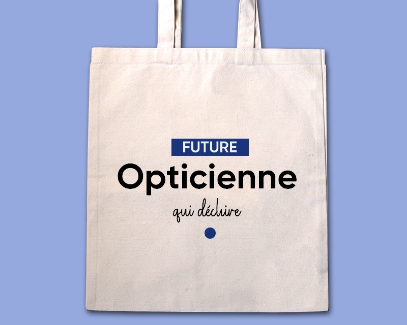 Tote bag personnalisable - Future opticienne