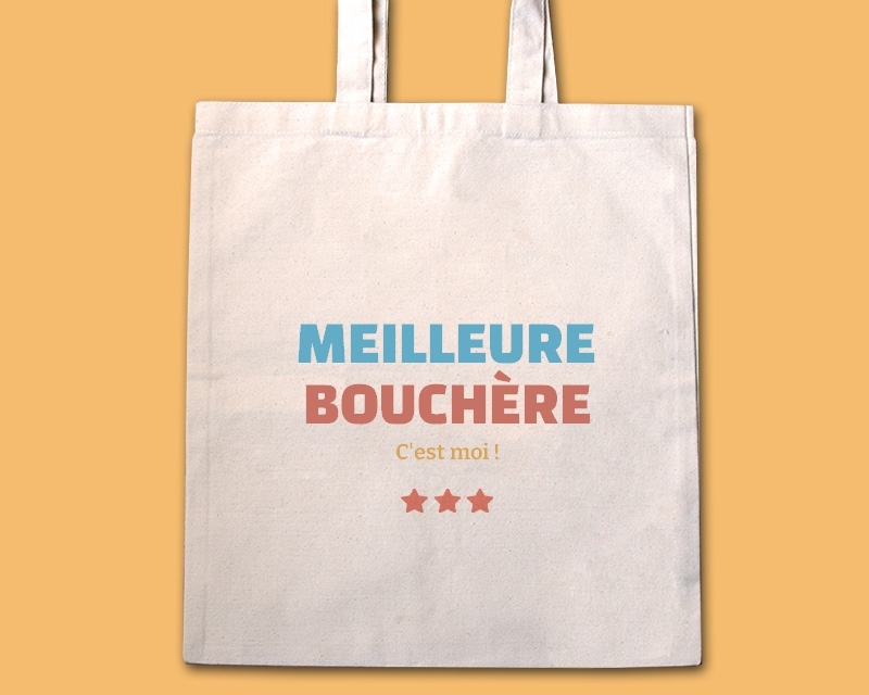 Tote bag personnalisable - Meilleure Bouchère