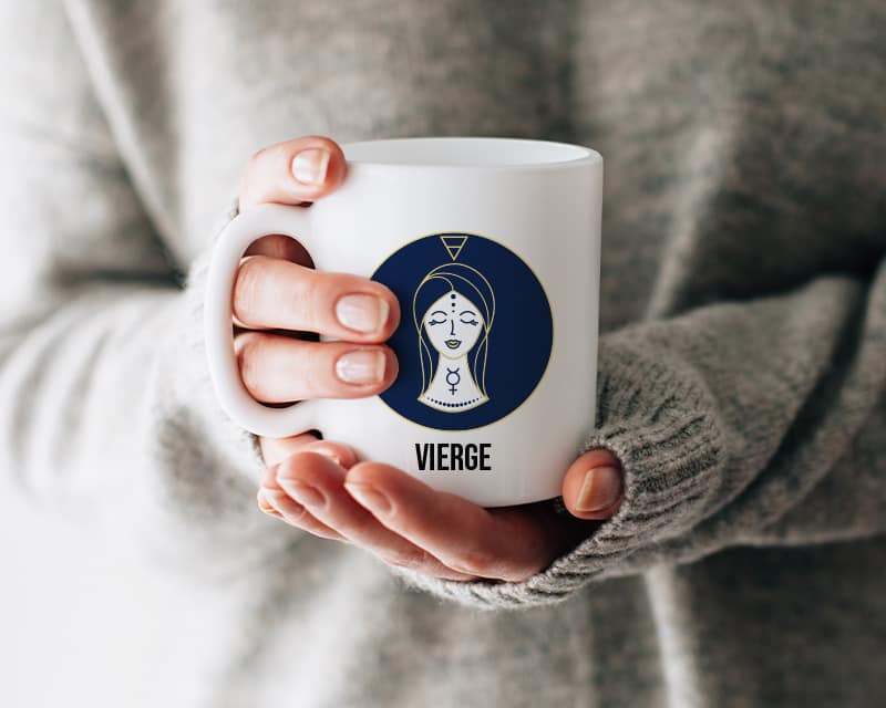 Mug personnalisé cadeau pour femme signe vierge