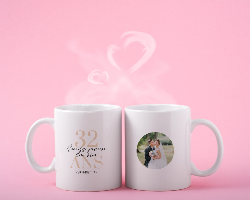 Mug personnalisé - Noces de Cuivre