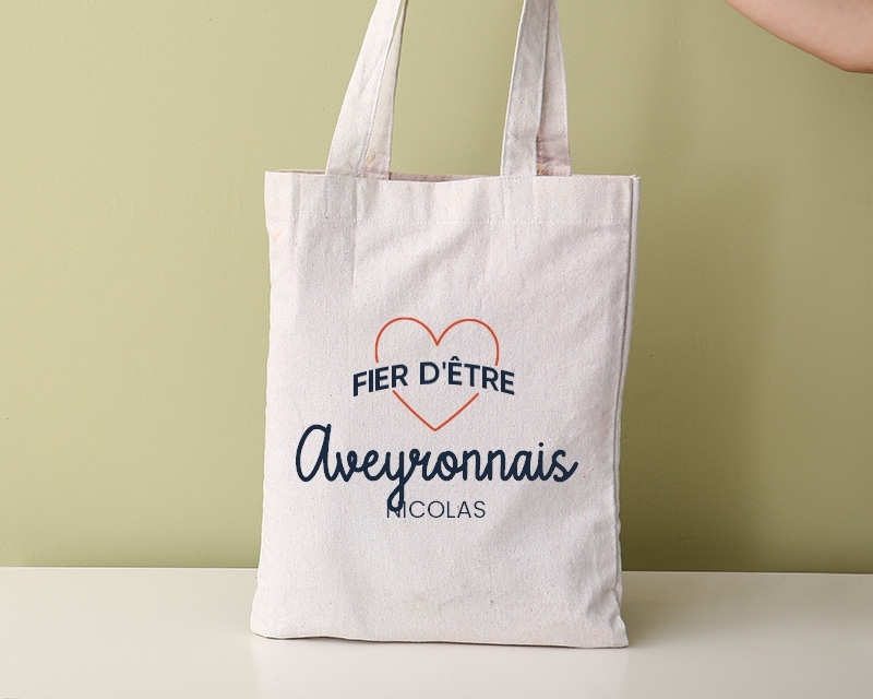 Tote bag personnalisable - Fier d'être Aveyronnais