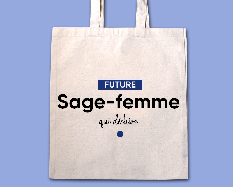Tote bag personnalisable - Future sage-femme