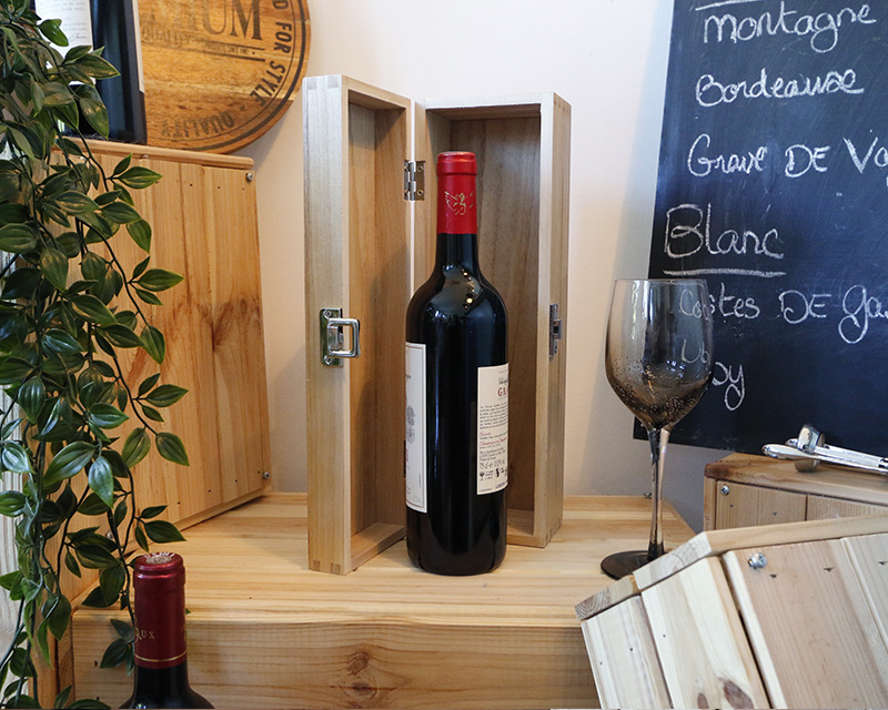 Caisse à vin Personnalisable - Cerf