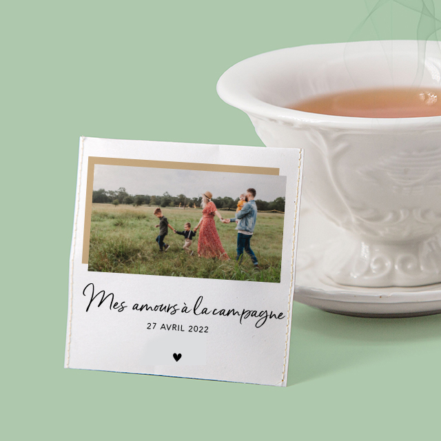 Coffret de sachets de thé personnalisés - Cadeaux.com