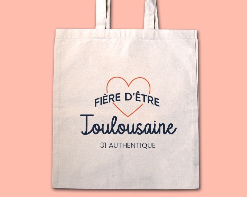 Tote bag personnalisable - Fière d'être Toulousaine
