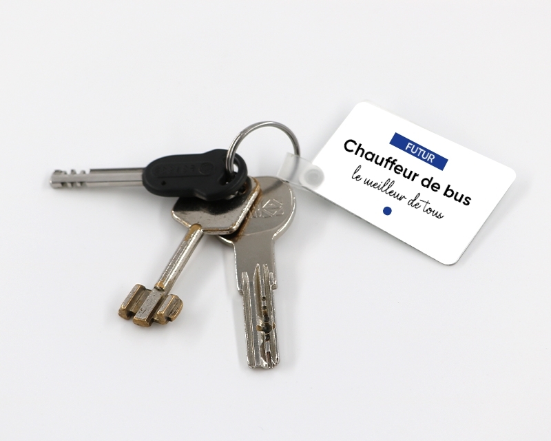 Porte-clés personnalisé - Futur chauffeur de bus