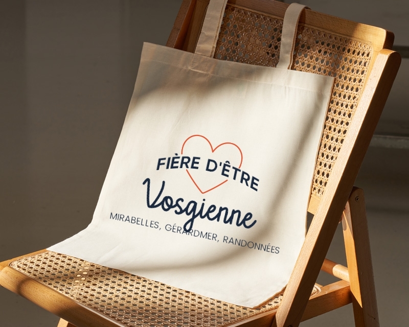 Tote bag personnalisable - Fière d'être Vosgienne
