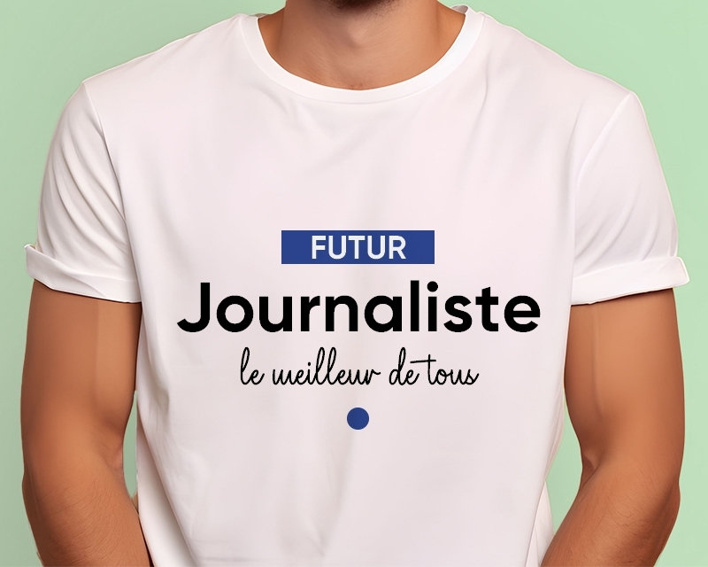 Tee-shirt Homme à personnaliser - Futur journaliste