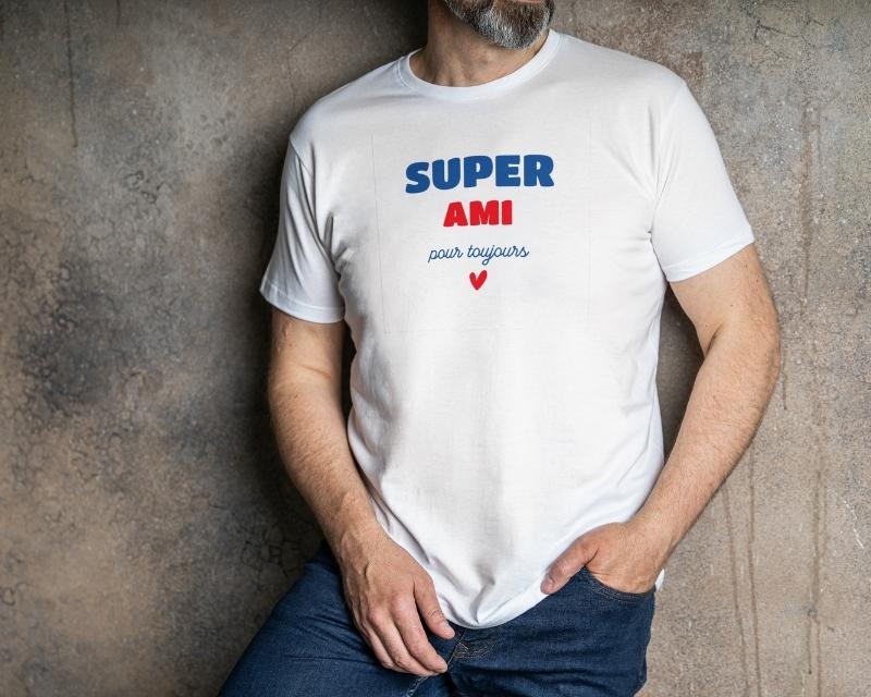 T-shirt homme personnalisé - Super Ami
