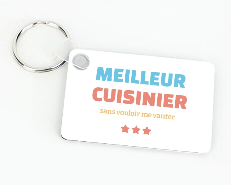 Porte-clés personnalisable - Meilleur Cuisinier