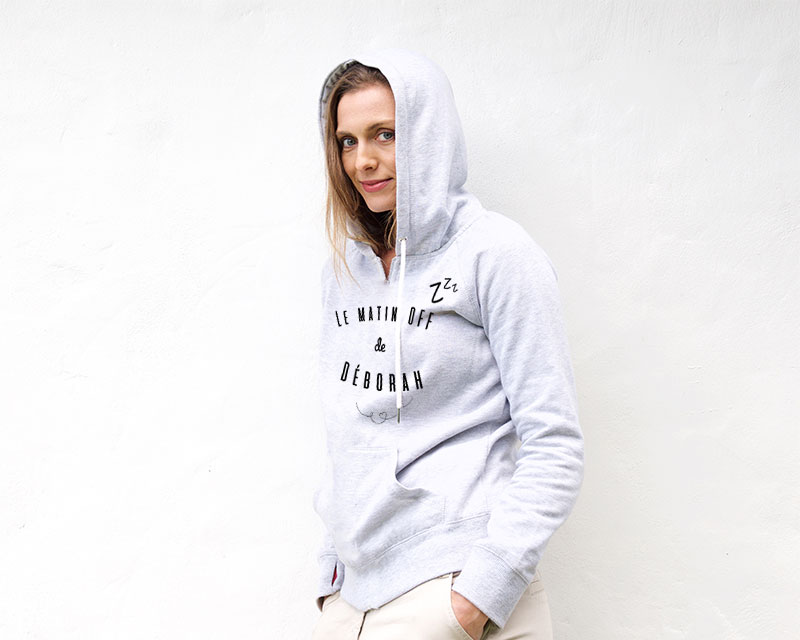 Sweat à capuche Personnalisable - Day Off