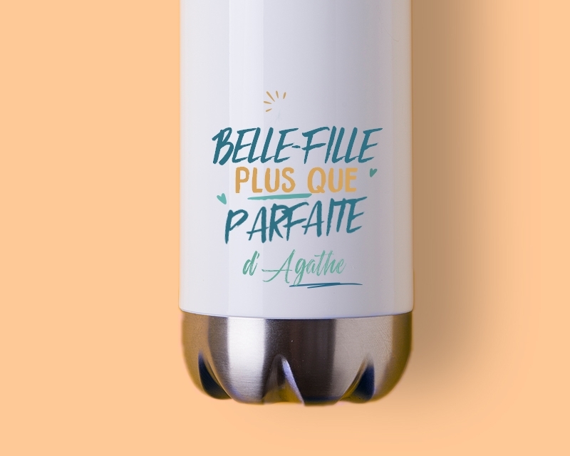 Gourde isotherme personnalisée - Belle-Fille la plus...