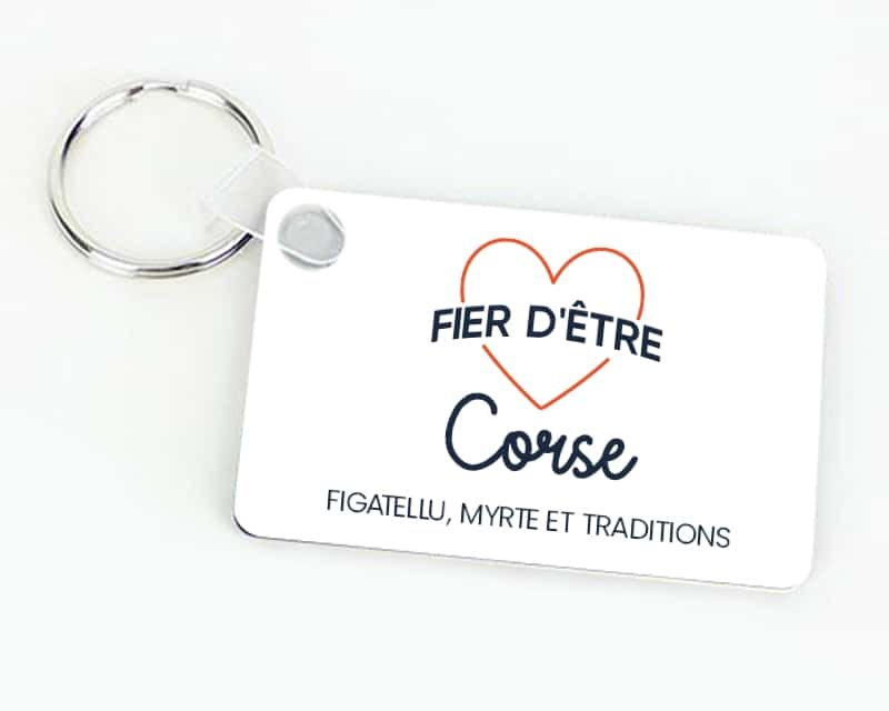 Porte-clés personnalisable - Fier d'être Corse
