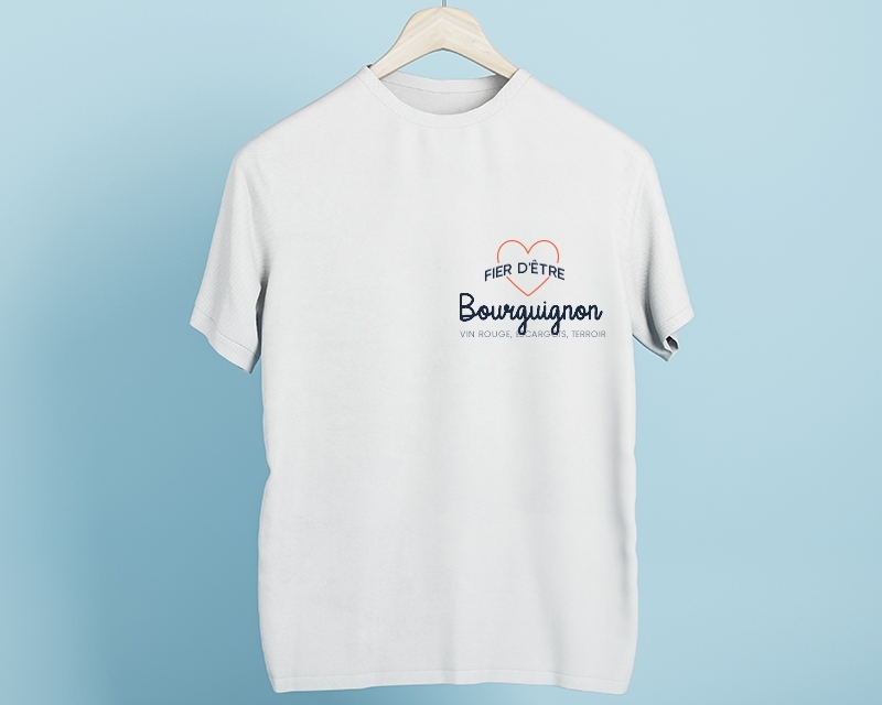 T-shirt Homme personnalisable - Fier d'être Bourguignon