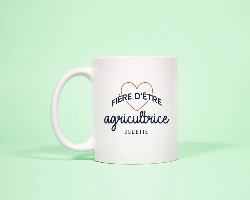Mug personnalisable - Fière d'être agricultrice