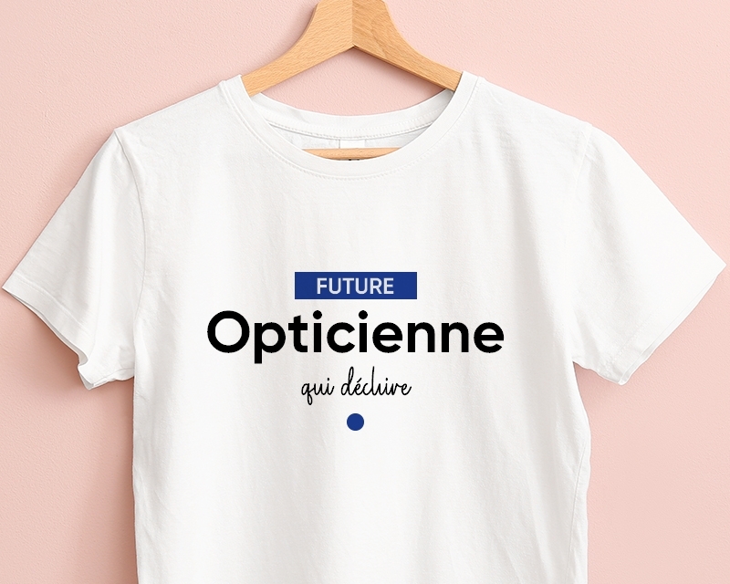 Tee shirt personnalisé femme - Future opticienne