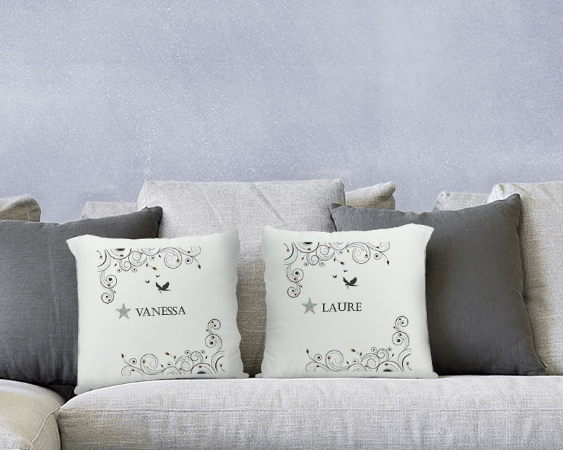 Coussin doux Romantique Etoile cristaux Swarovski®