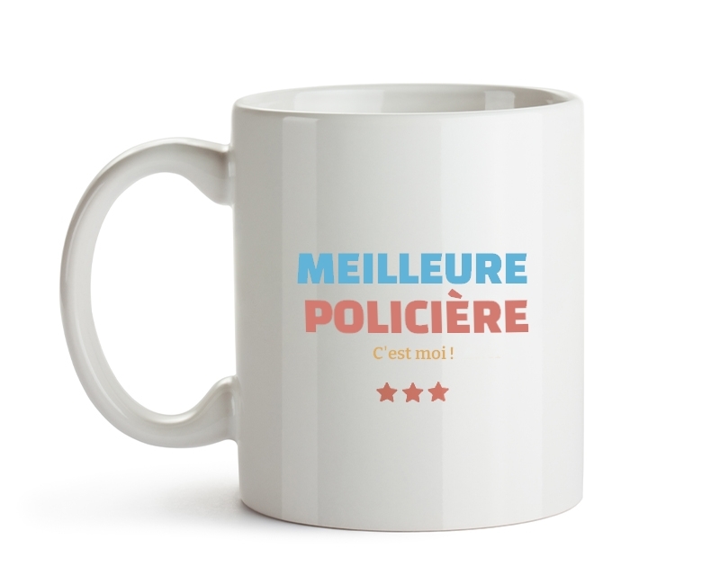 Mug personnalisé - Meilleure Policière