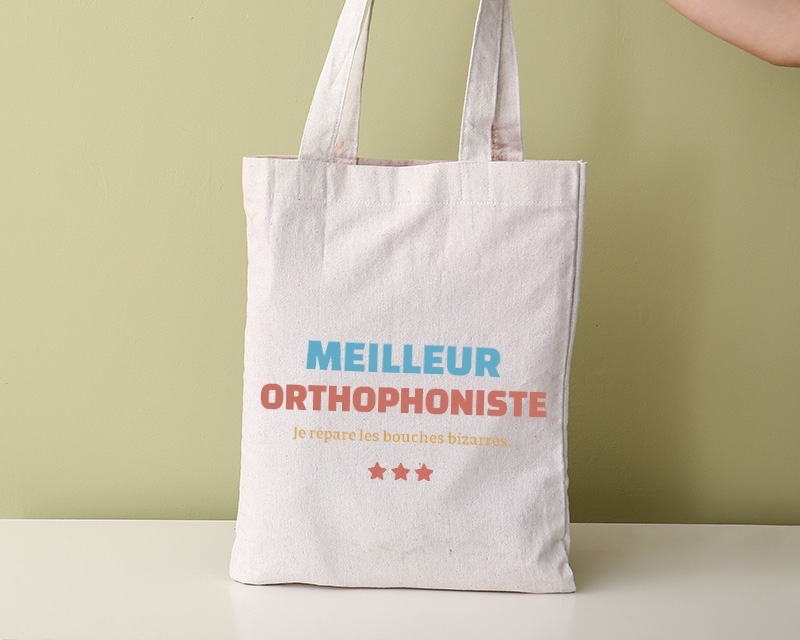 Tote bag personnalisable - Meilleur Orthophoniste