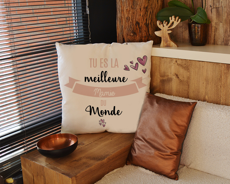 Coussin - Tu es la meilleure du monde
