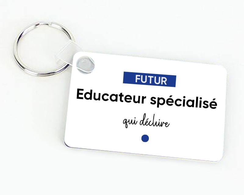 Porte-clés à personnaliser - Futur educateur spécialisé