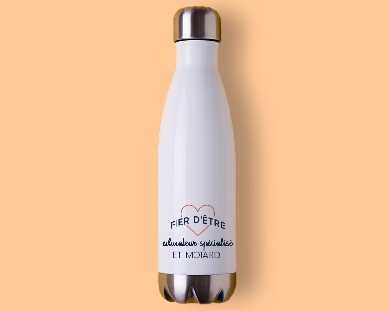 Gourde personnalisable - Fier d'être educateur spécialisé