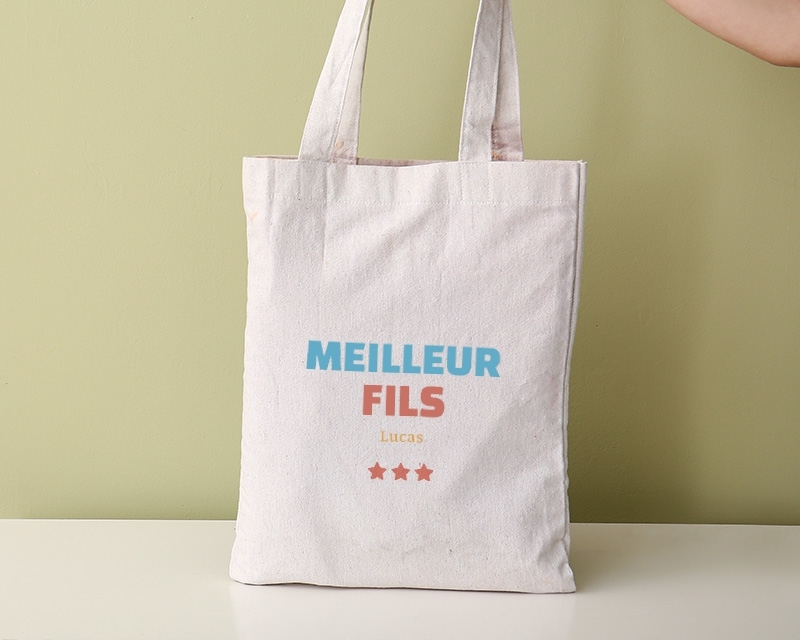 Tote bag personnalisable - Meilleur Fils