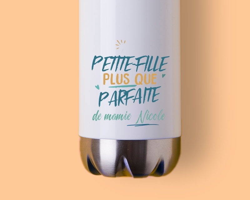 Gourde isotherme personnalisée - Petite-fille la plus...