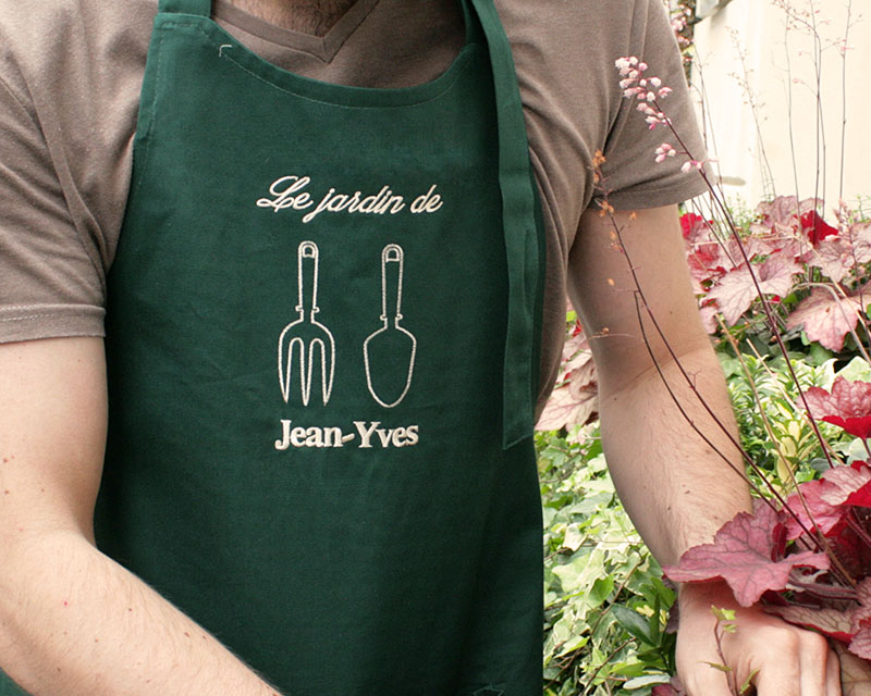 Tablier Brodé Jardinage