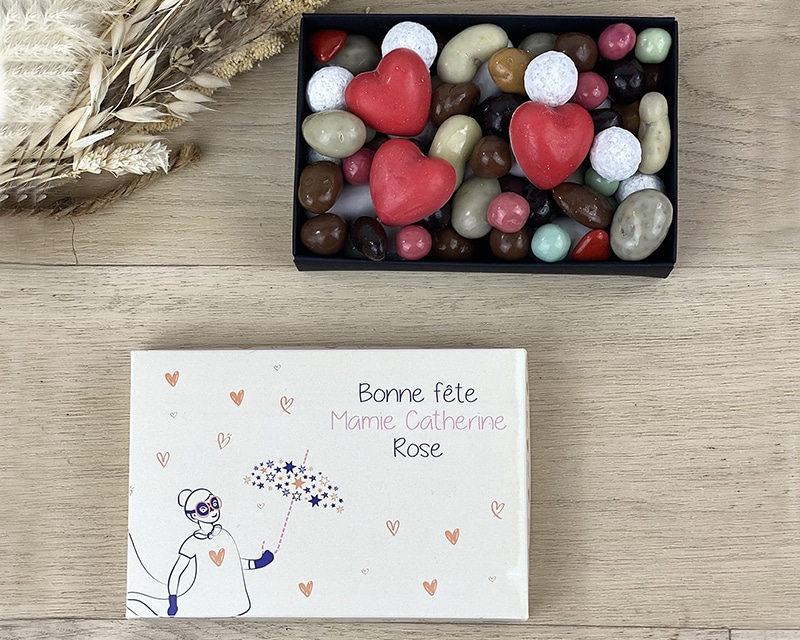 Boîte de chocolats Bonne Fête Mamie