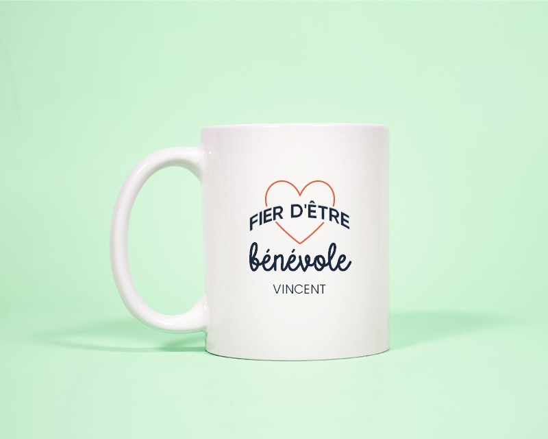 Mug personnalisable - Fier d'être bénévole