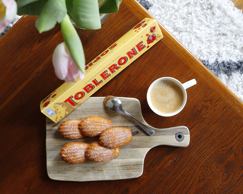 Toblerone géant fleurs