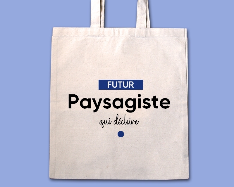Tote bag personnalisable - Futur paysagiste