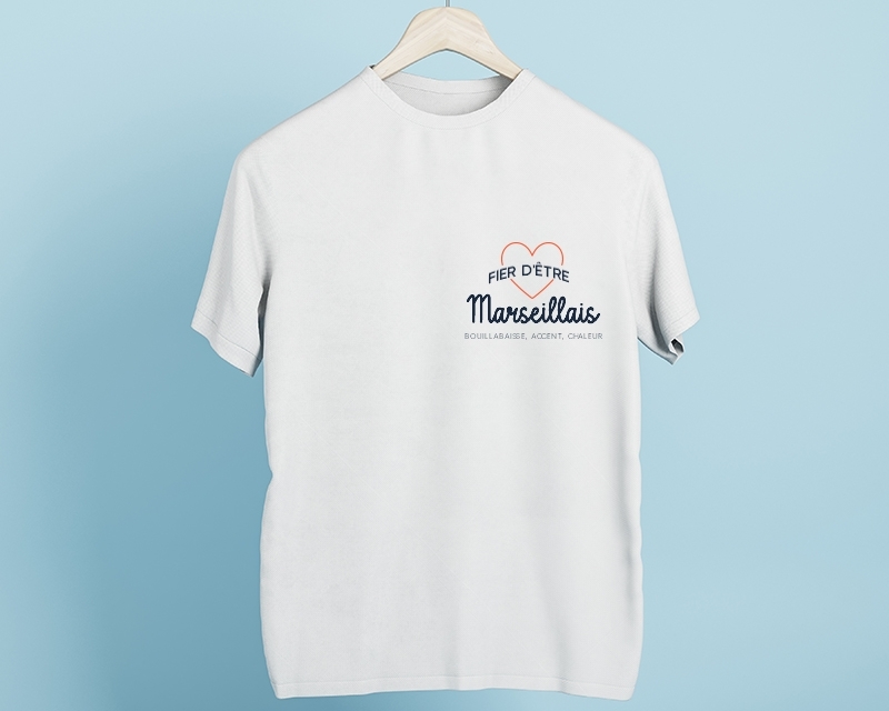T-shirt Homme personnalisable - Fier d'être Marseillais