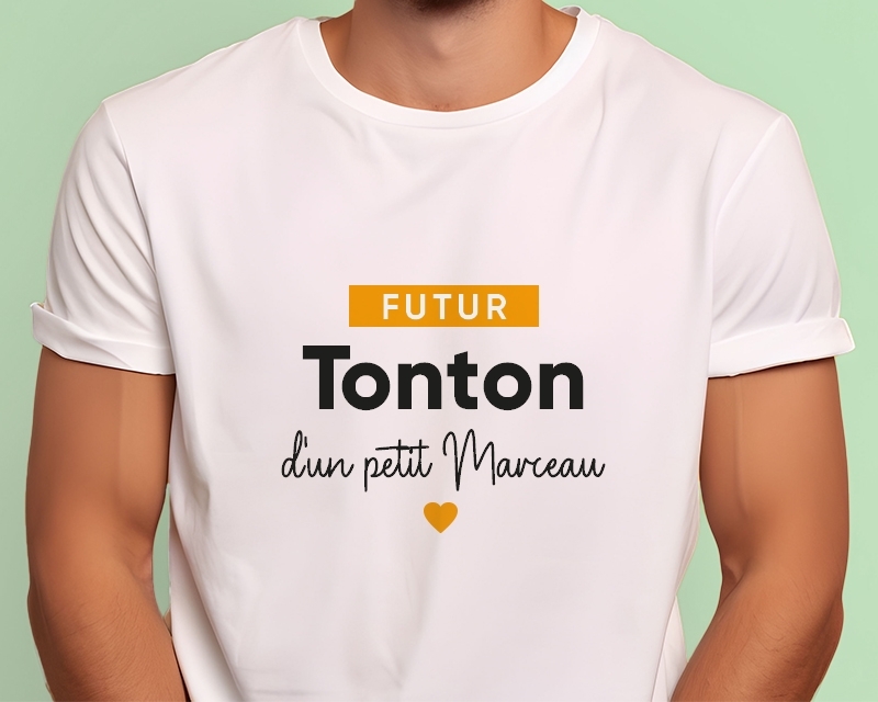 Tee-shirt Homme personnalisé - Futur tonton