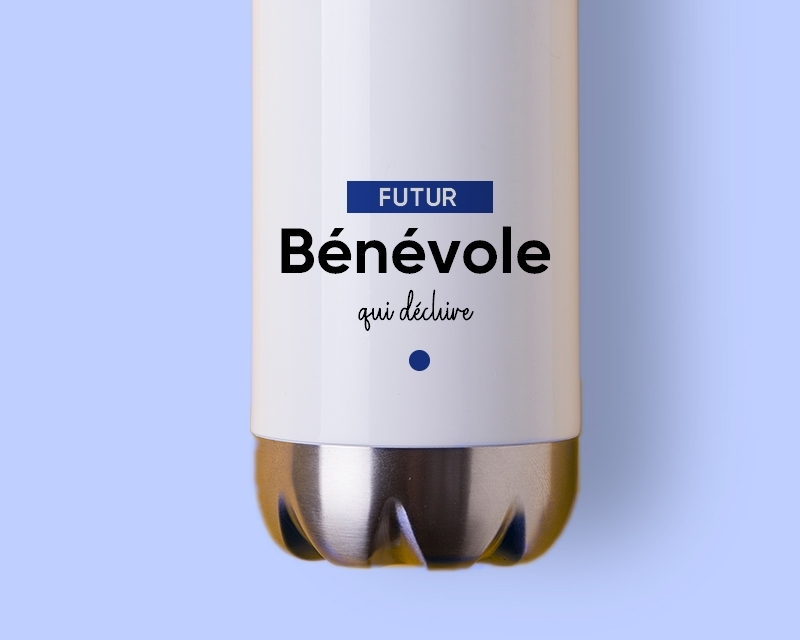 Gourde personnalisable - Futur bénévole