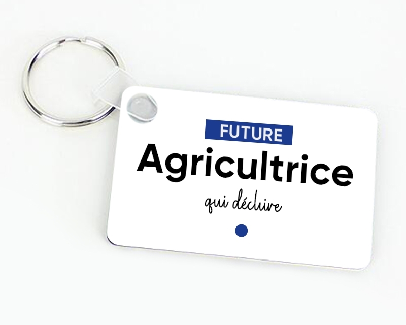 Porte-clef personnalisé - Future agricultrice