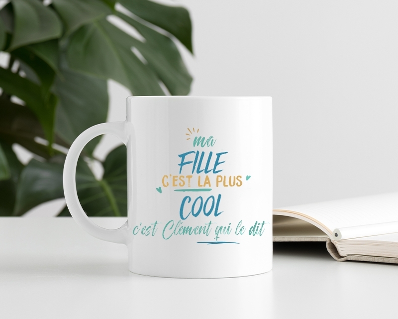 Mug personnalisé : Fille la plus...