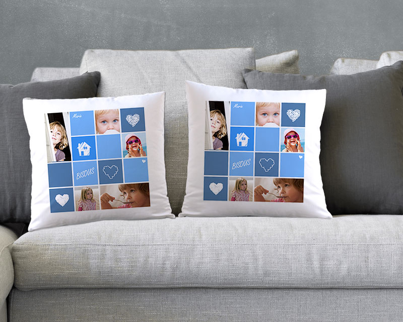 Coussin La maison bleue Photos