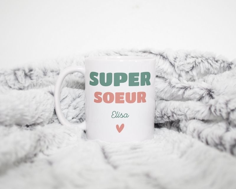 Mug personnalisé - Super Sœur